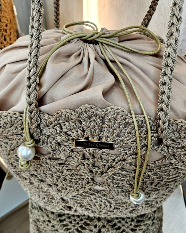 Gehäkelte Strandtasche