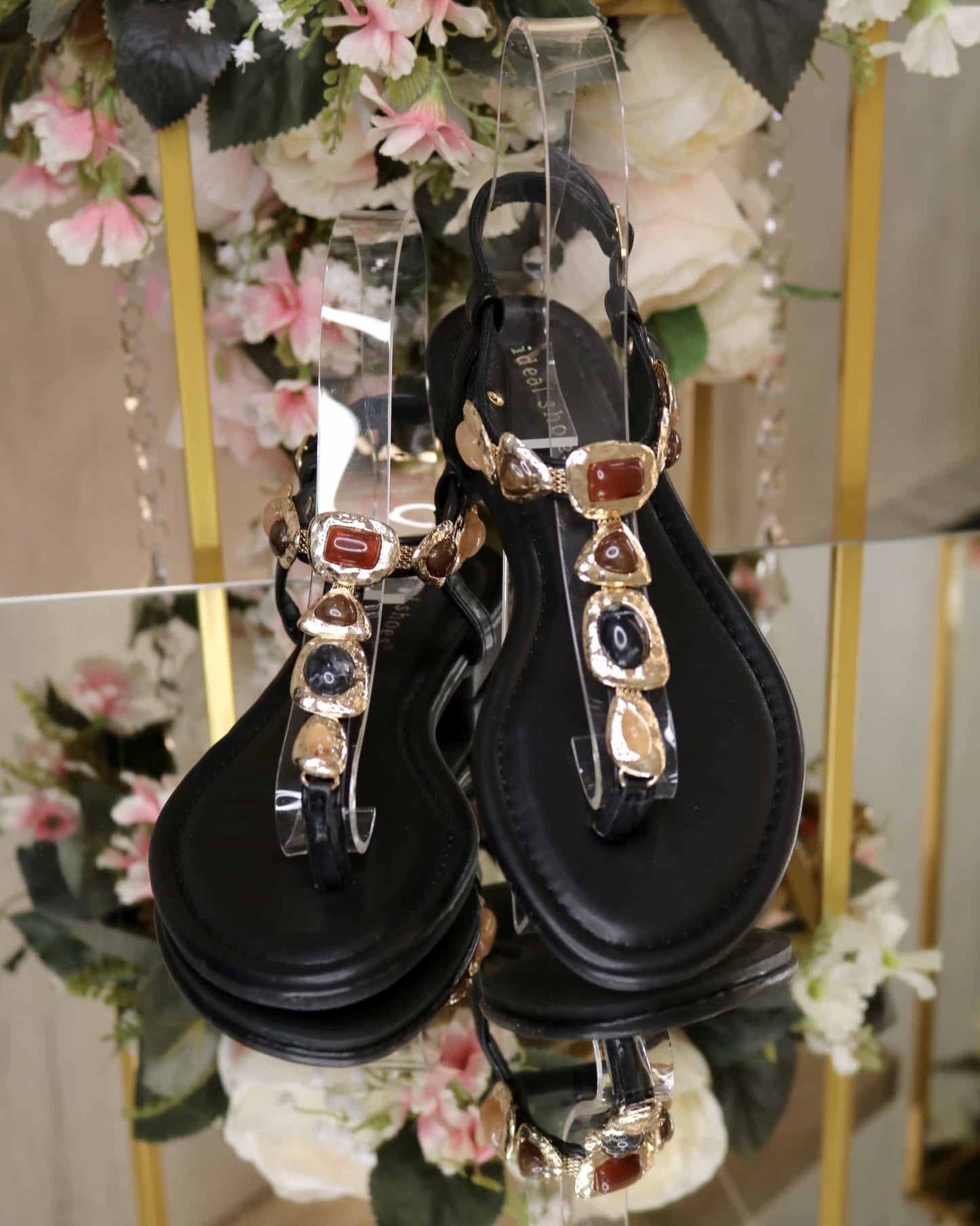 Sandalen mit echten Steinen – Ansicht 5 | United Queens
