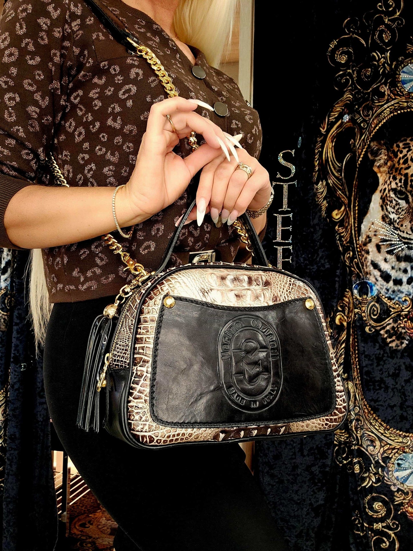Marino Orlandi Alligator-Tasche – Ansicht 5 | United Queens