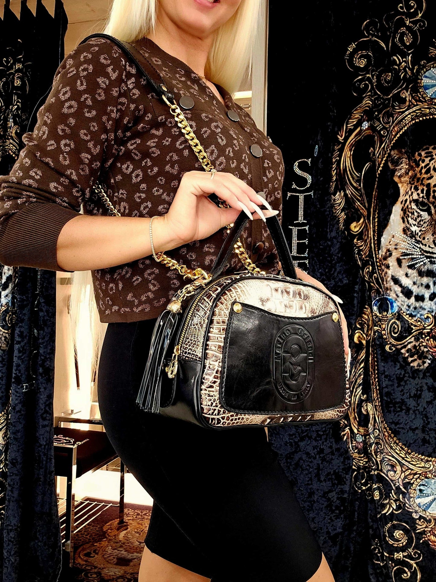 Marino Orlandi Alligator-Tasche – Ansicht 6 | United Queens