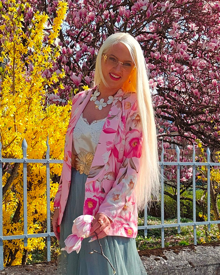 Blumen Blazer, Made in Italy – Ansicht 15 | United Queens
