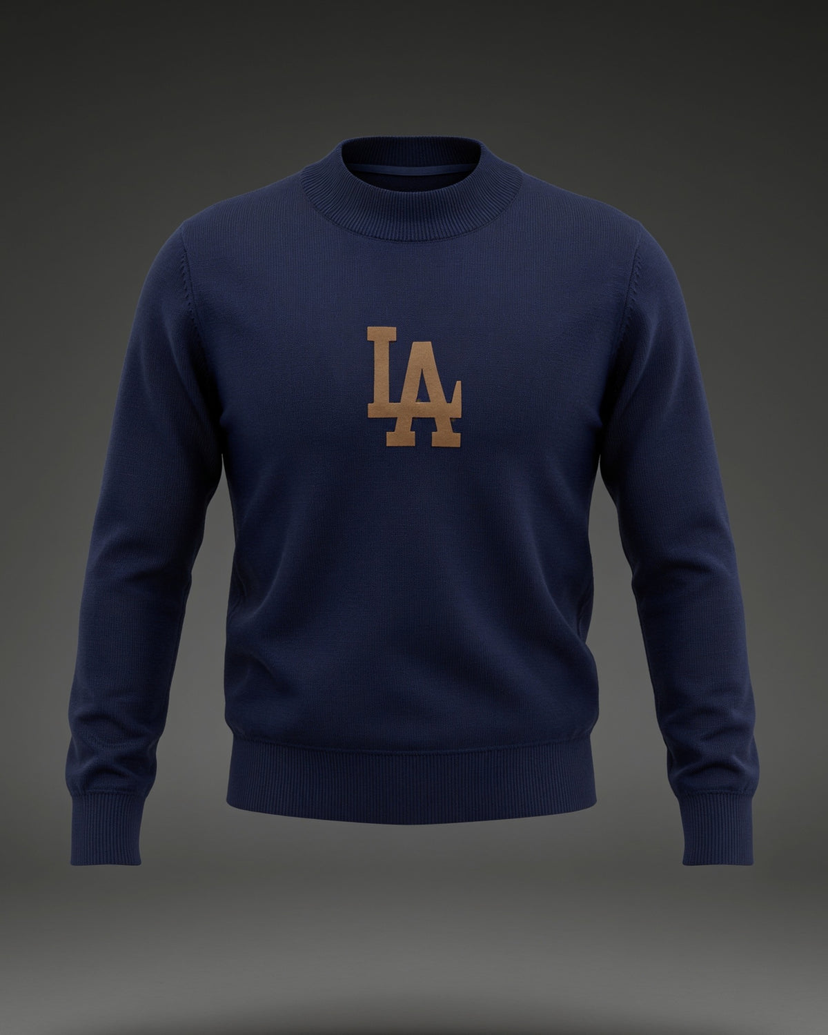 LA Chic – Feinstrick-Pullover mit Halbkragen