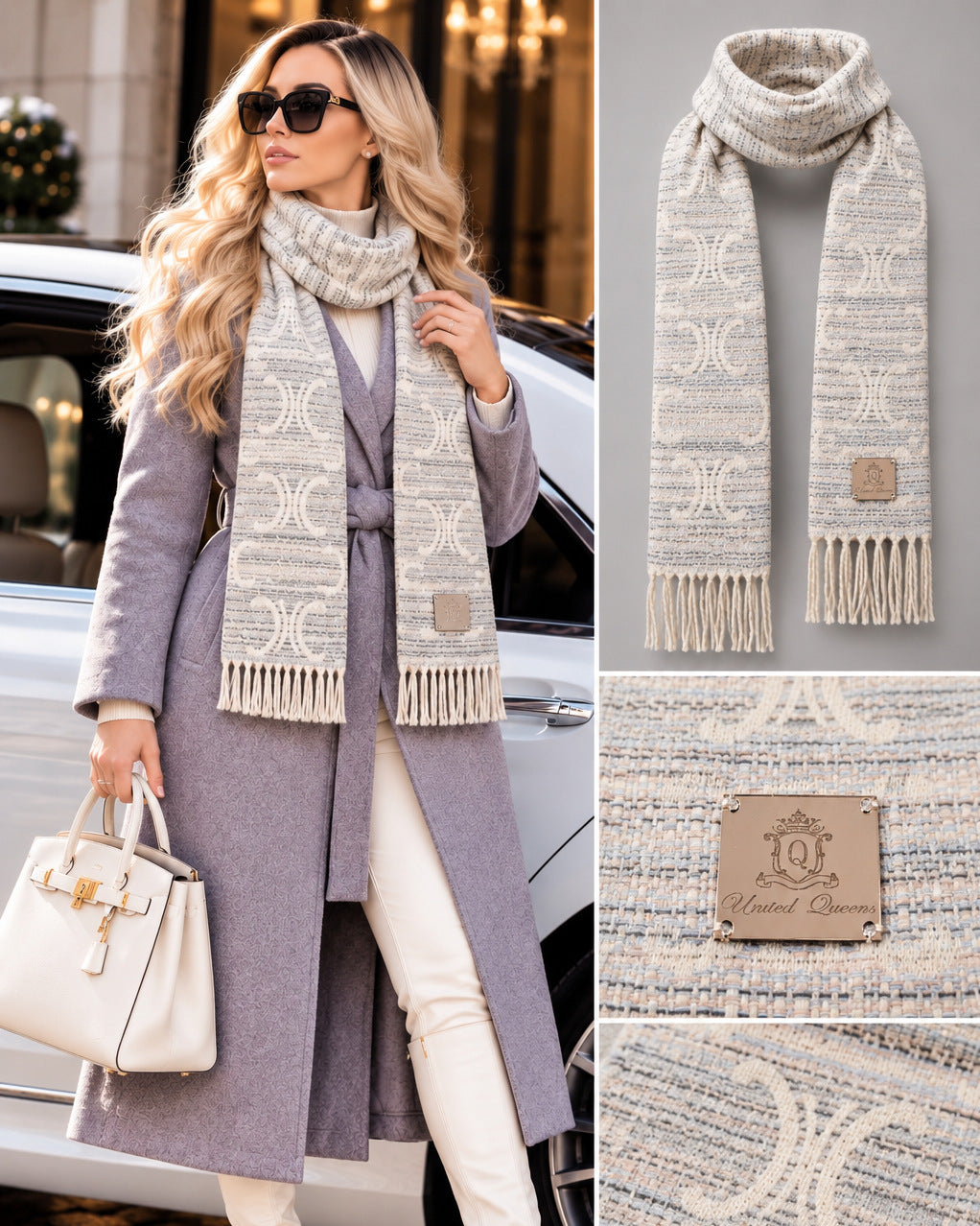 United Queens Cashmere Soft Schal – Elegance