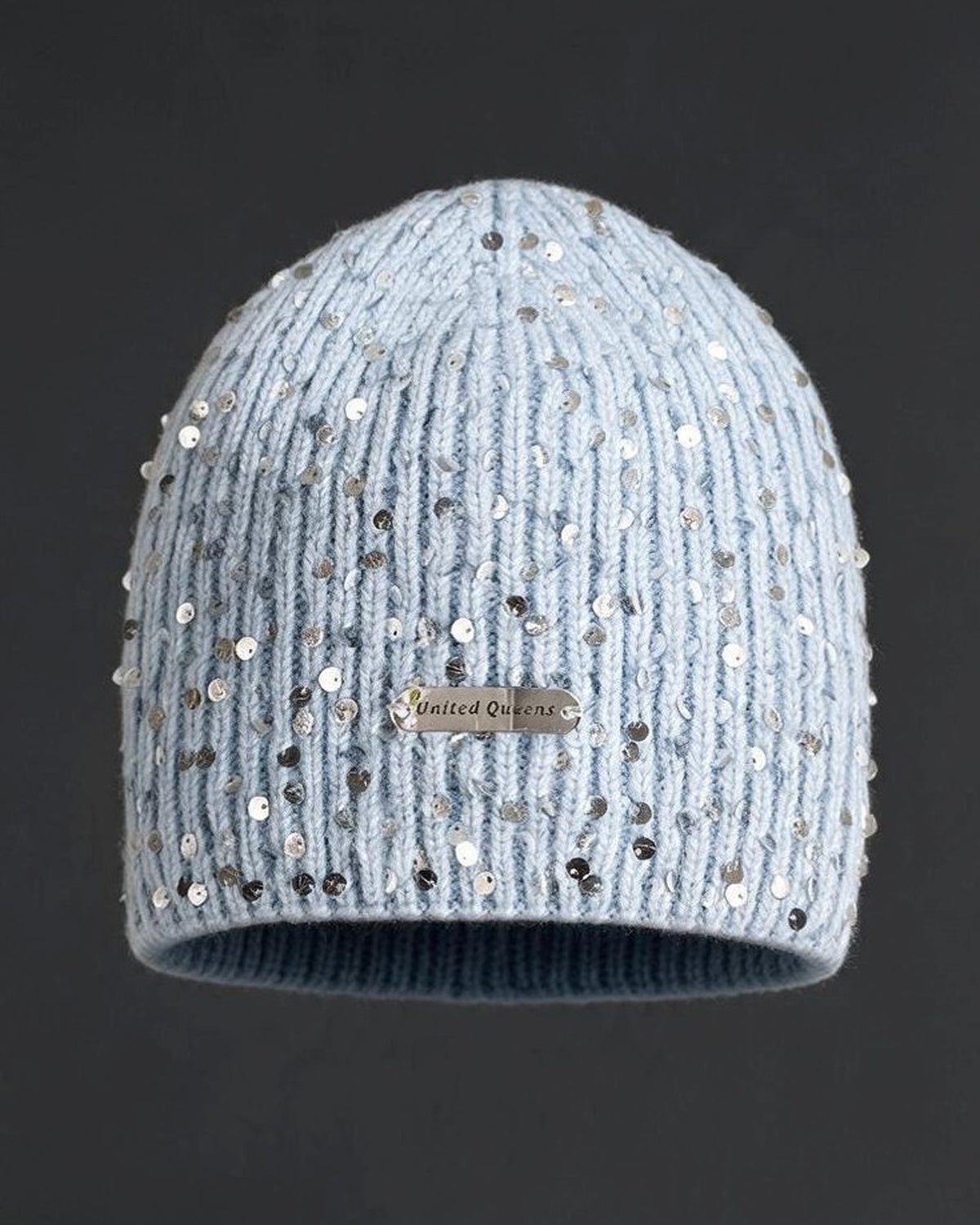 Baby Blau Pailletten Mütze [AI]