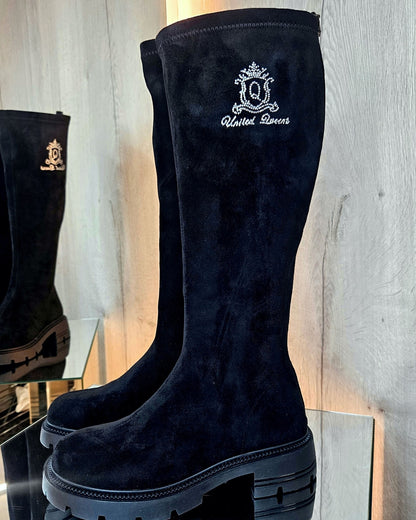 United Queens Royal Velvet – Exklusive Samtstiefel