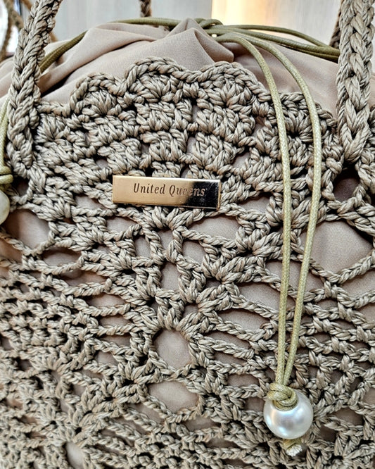 Gehäkelte Strandtasche