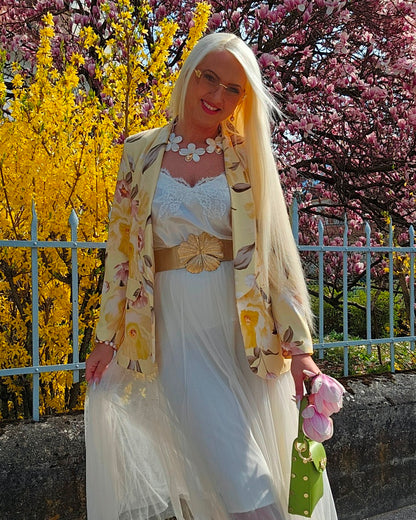 Blumen Blazer, Made in Italy – Ansicht 5 | United Queens