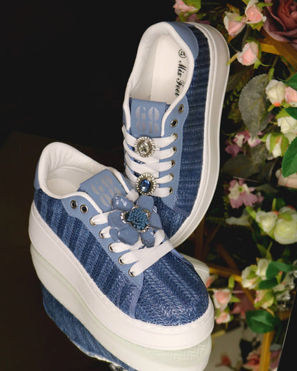 Schuhe mit Blumen-Design – Ansicht 11 | United Queens
