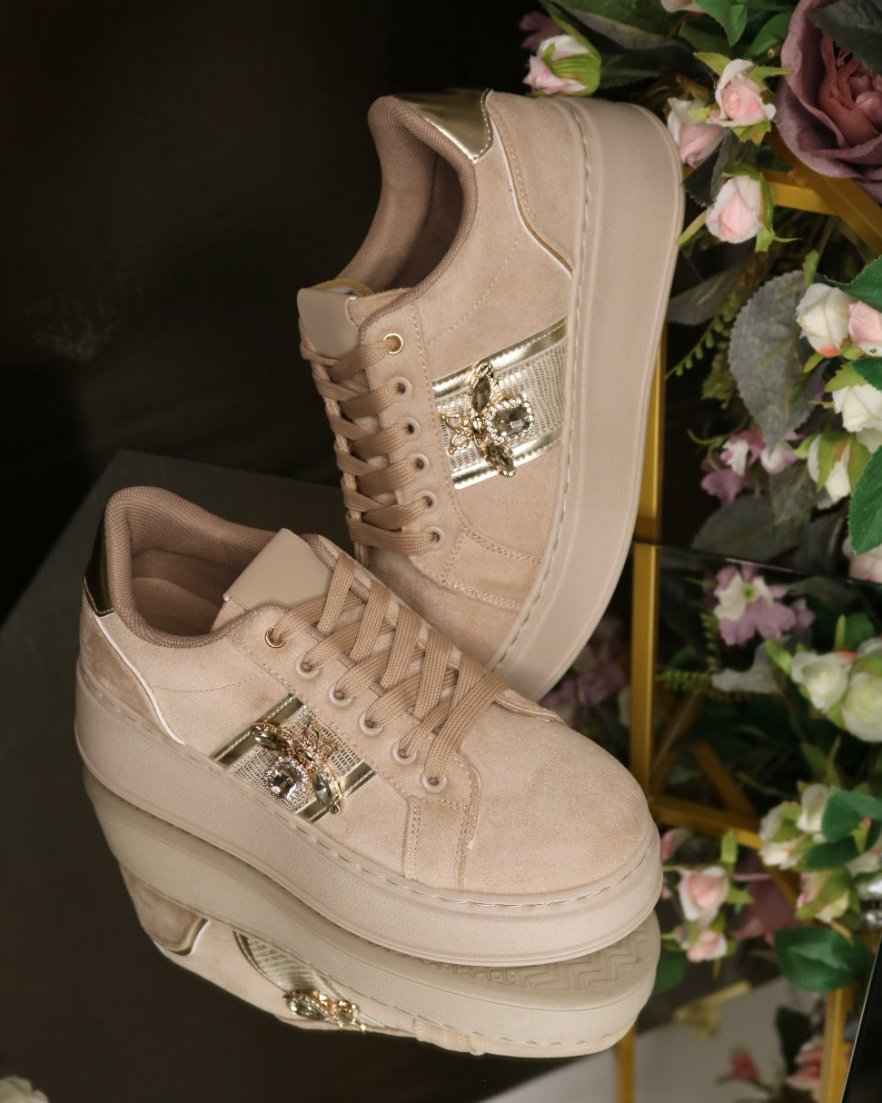 Sneaker mit Kristallbiene – Ansicht 12 | United Queens