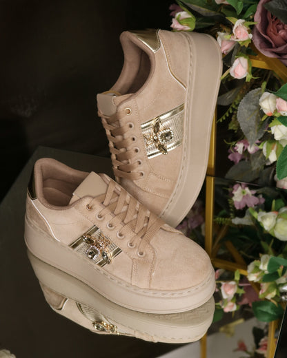 Sneaker mit Kristallbiene – Ansicht 12 | United Queens