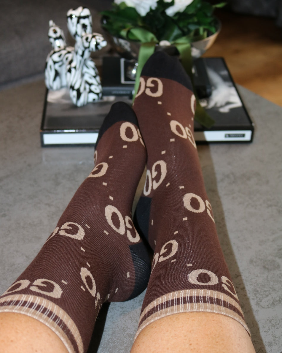 Socken Camel & Braun-Töne – Ansicht 3 | United Queens