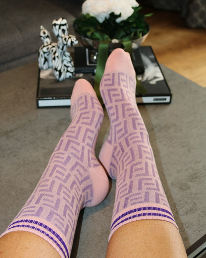 Socken Camel, Grau & Rosa – Ansicht 5 | United Queens