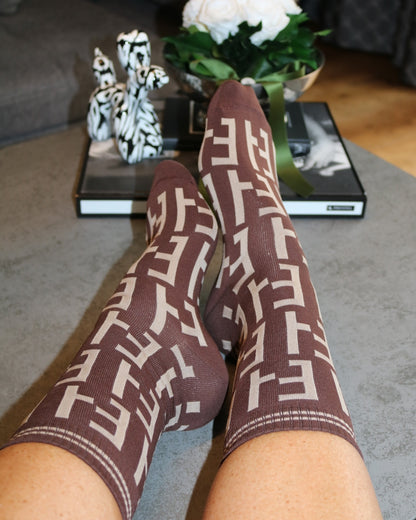 Socken Grau & Cafe Braun – Ansicht 3 | United Queens