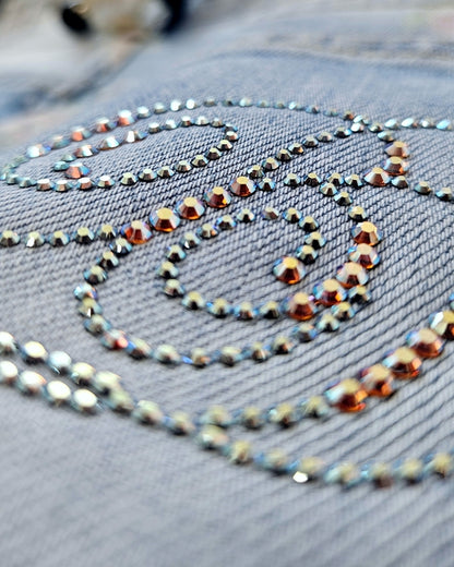 Blumen Jeans mit Swarovski – Ansicht 2 | United Queens