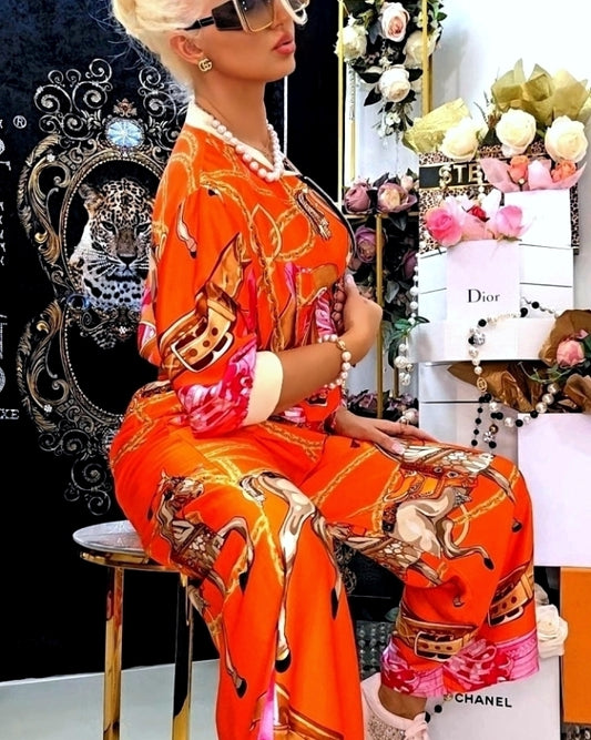 Extravagante Satinjacke