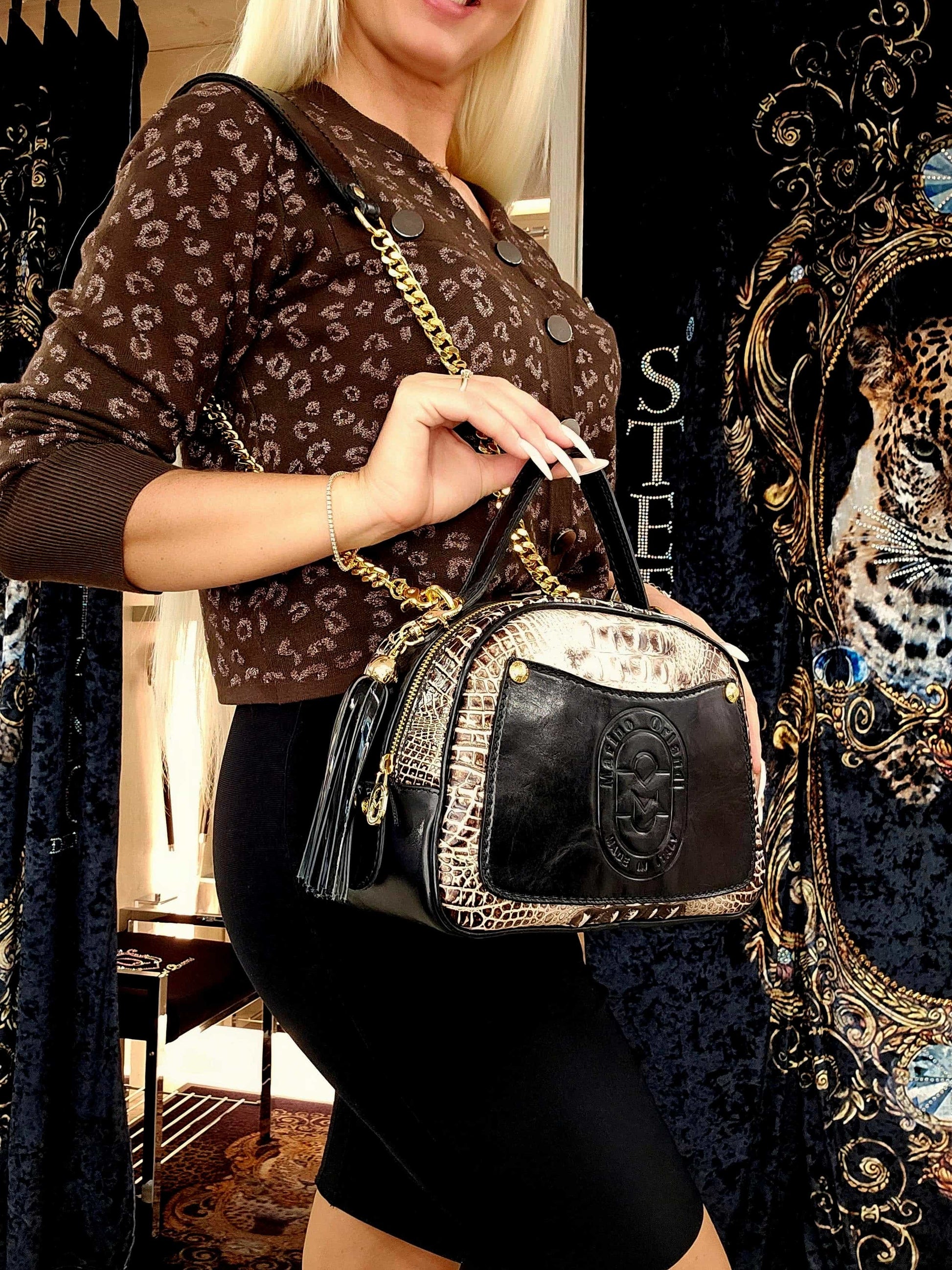Marino Orlandi Alligator-Tasche – Ansicht 6 | United Queens