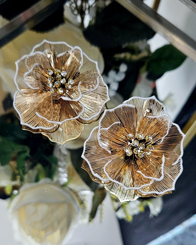 Blumen Ohrringe, federleicht – Ansicht 4 | United Queens