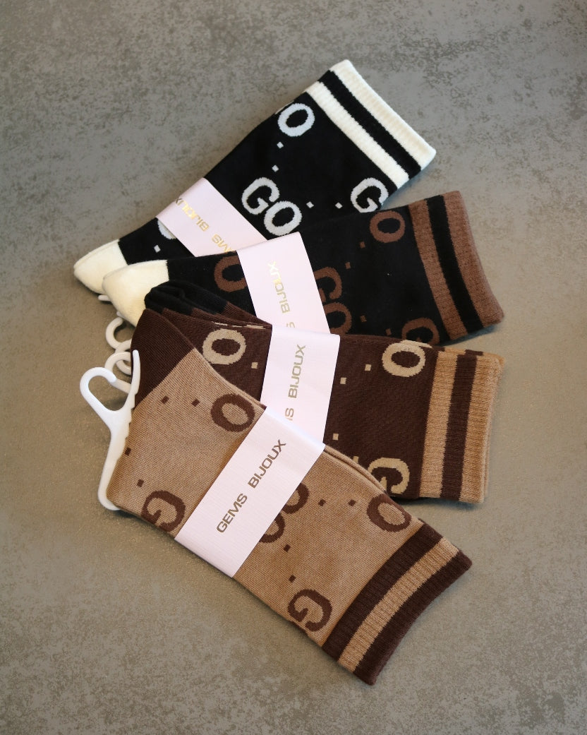 Socken mit modernem Design