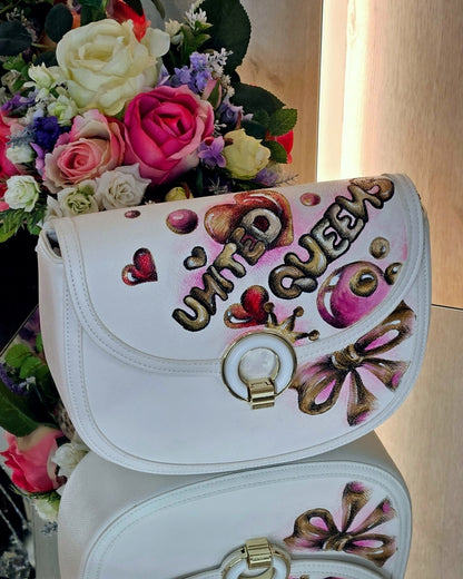 Bemalte Tasche Designer-Unikat | United Queens