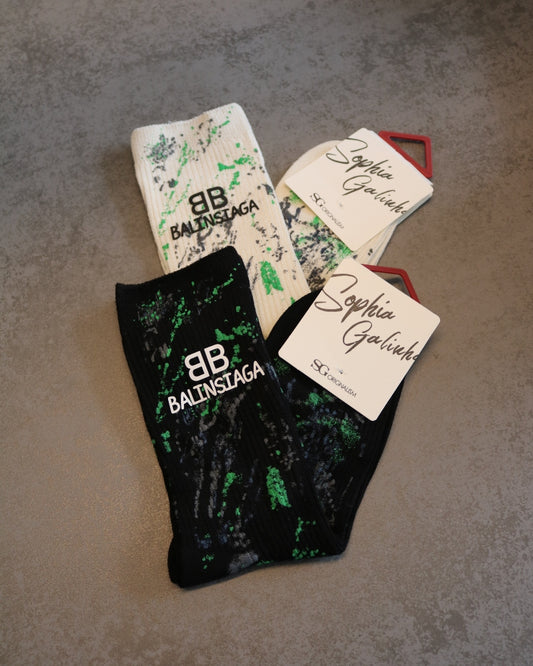 Socken Schwarz-Weiß Design | United Queens