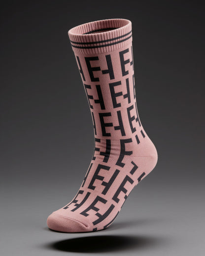 E Rosa Farbe Socken [AI]