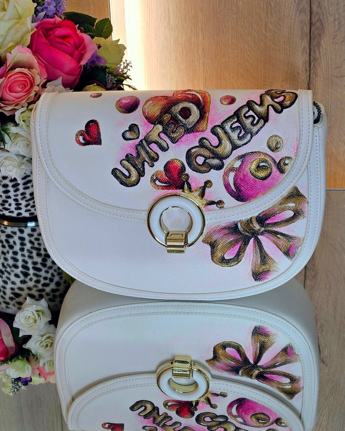 Bemalte Tasche Designer-Unikat – Ansicht 3 | United Queens