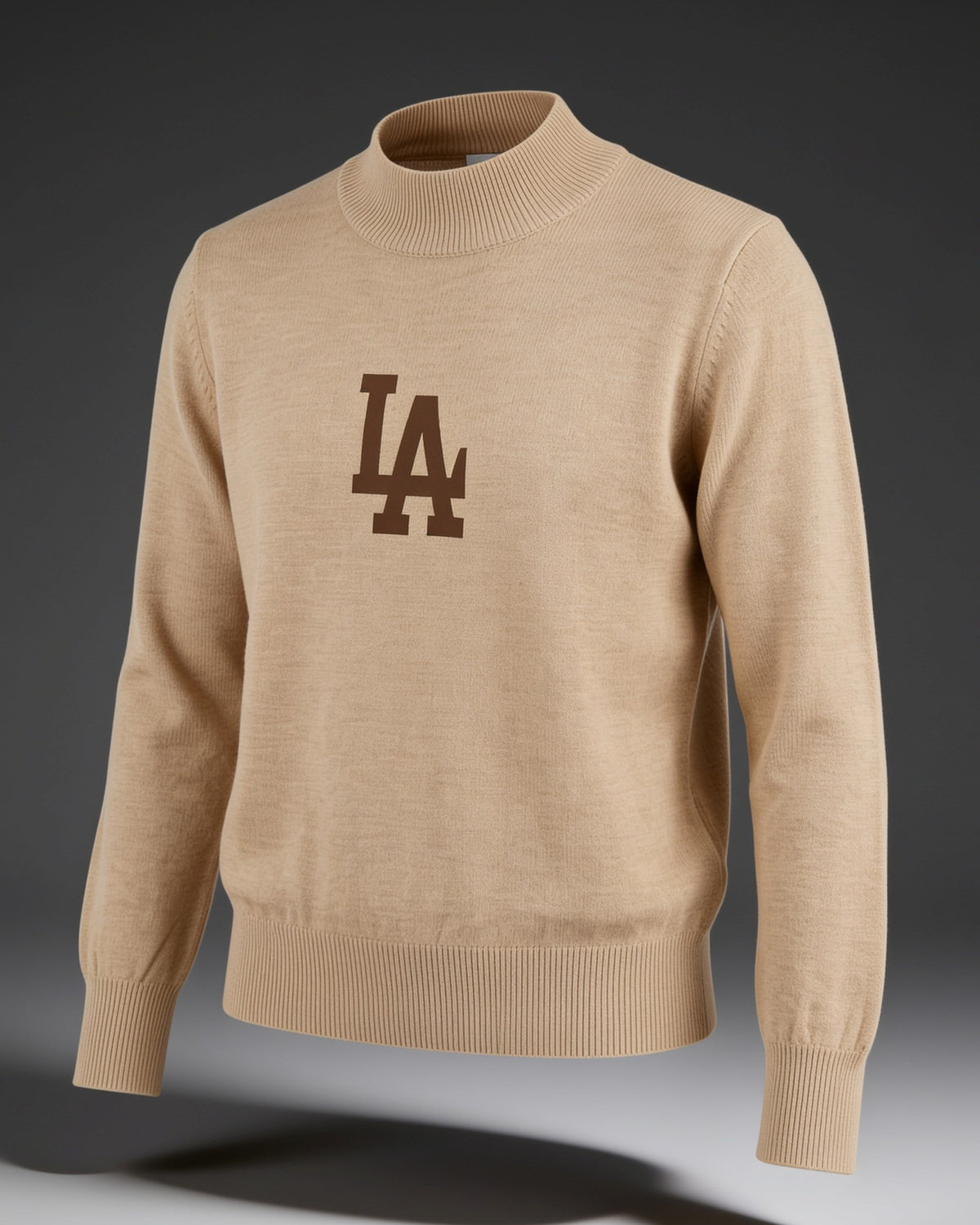 LA Chic – Feinstrick-Pullover mit Halbkragen