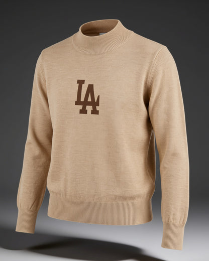 LA Chic – Feinstrick-Pullover mit Halbkragen
