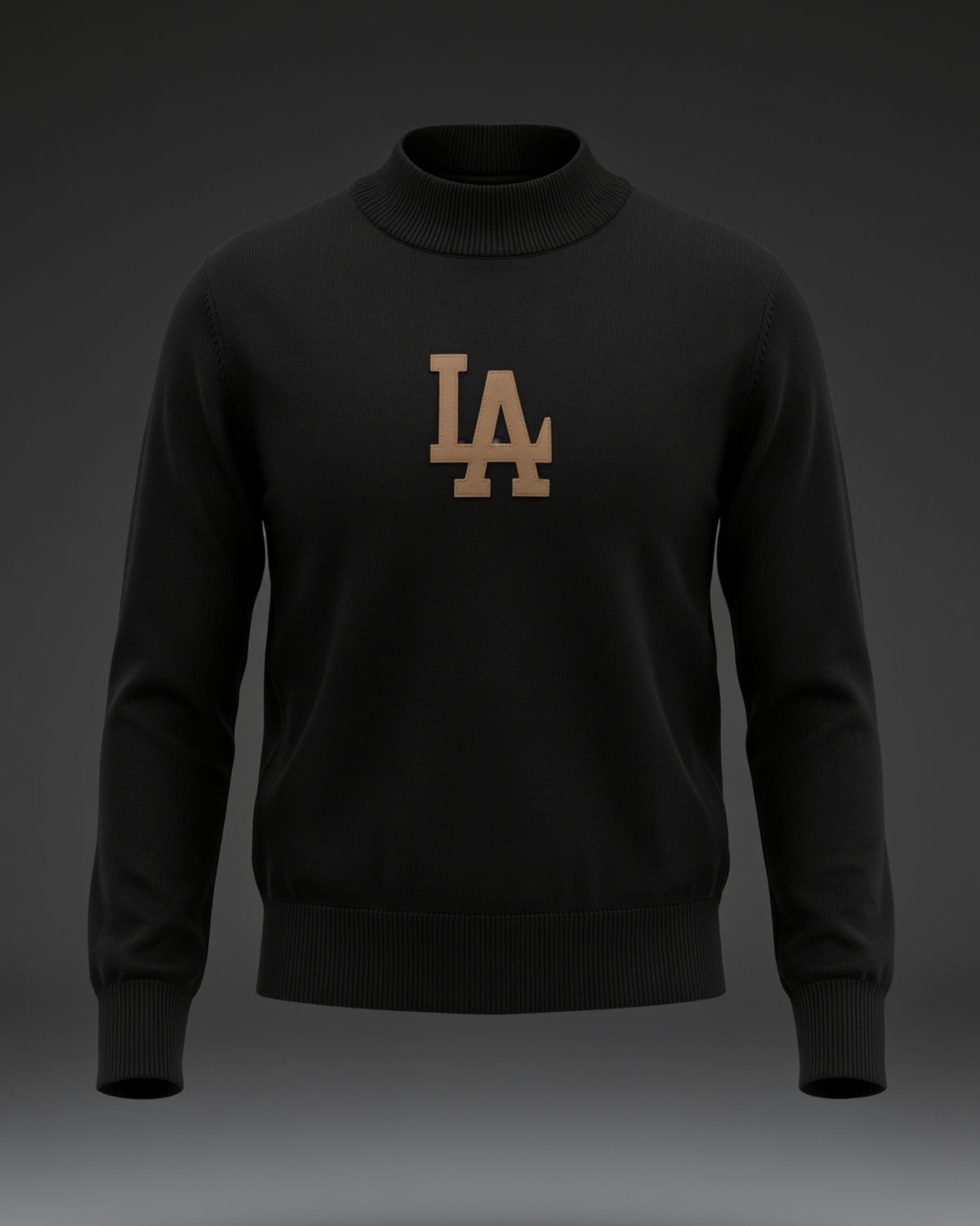 LA Chic – Feinstrick-Pullover mit Halbkragen