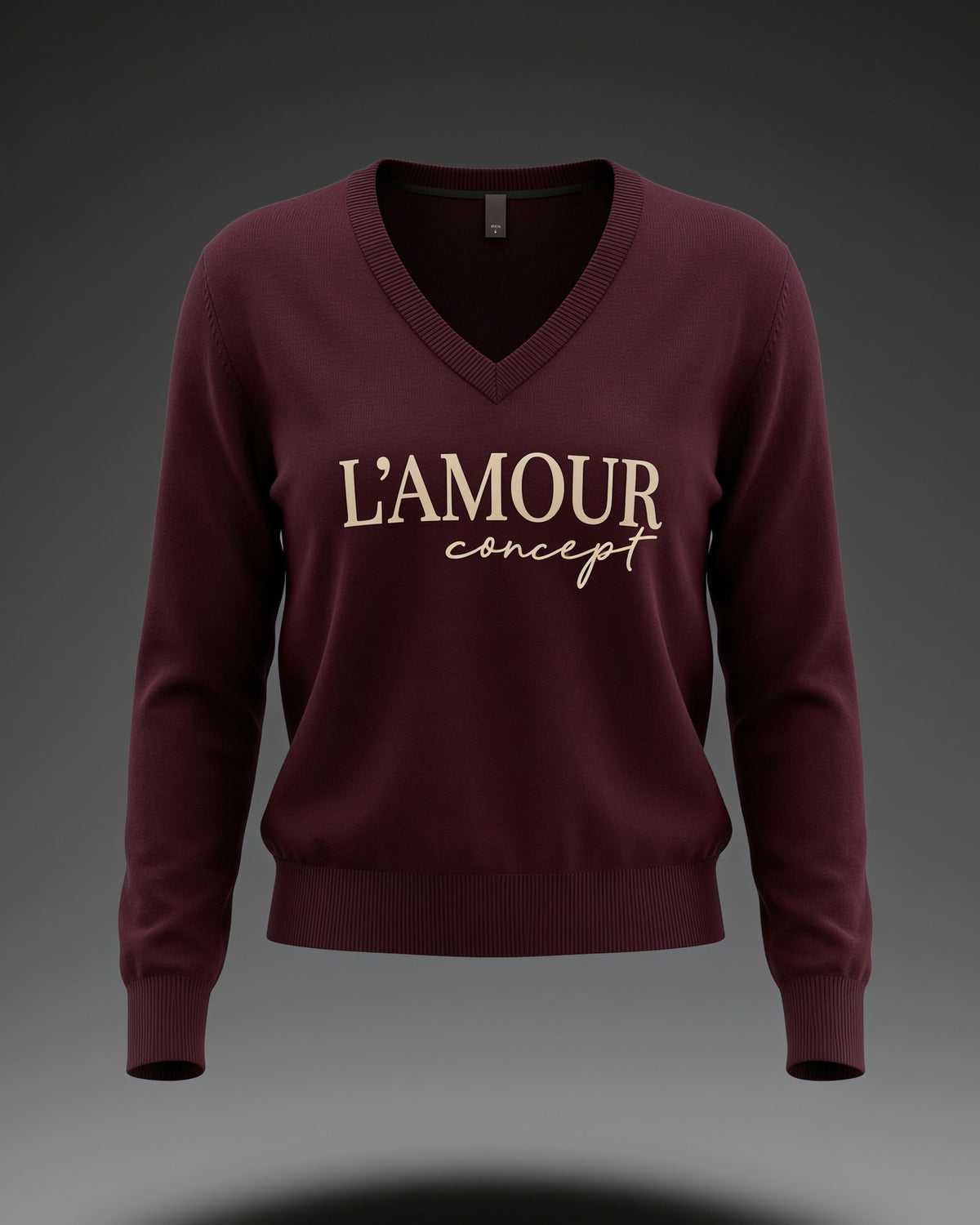 L’AMOUR Concept – Feinstrick V-Neck Pullover