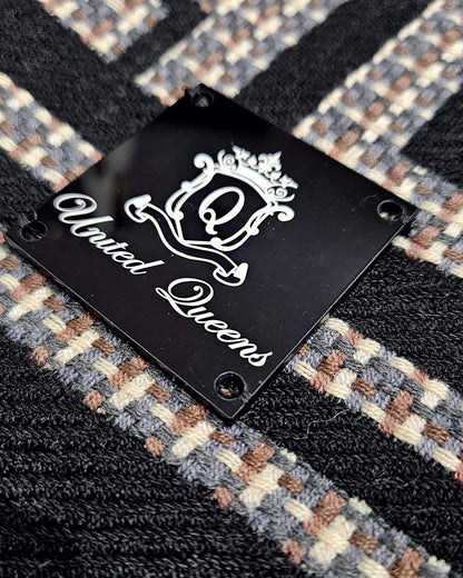 United Queens Luxury Winter Schal – Black Elegance