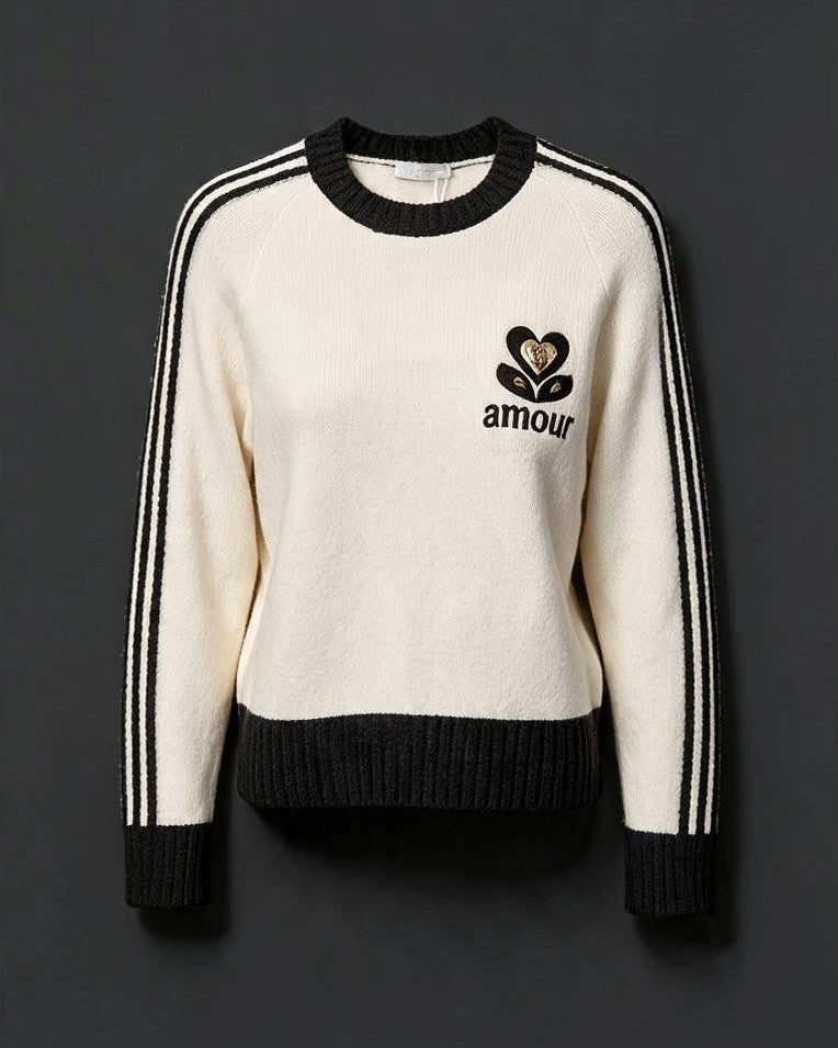 Creme Farbe Pulli [AI]
