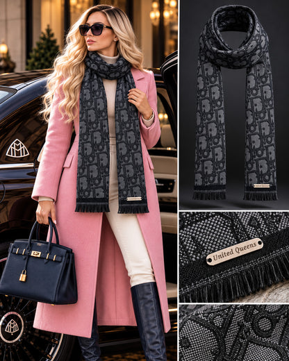 United Queens Signature Schal – Navy Blue