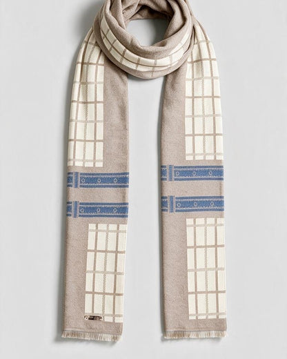 United Queens Signature Schal – Beige Elegance