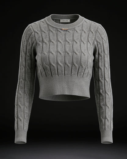 Minipulli mit Zopfmuster